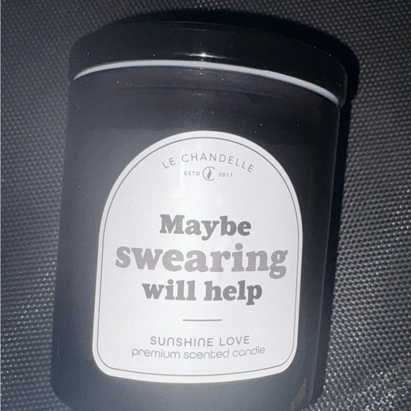 Le Chandelle Other - Scented Candle - Maybe Swearing Will Help